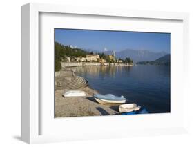 Tremezzo, Lake Como, Lombardy, Italian Lakes, Italy, Europe-Charles Bowman-Framed Photographic Print