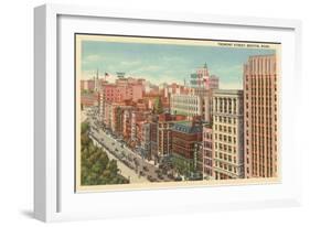 Tremont Street, Boston, Massachusetts-null-Framed Art Print