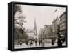 Tremont Street, Mall, Boston, Mass.-null-Framed Stretched Canvas