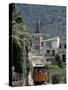 Tren De Soller Tramway, Soller, Mallorca (Majorca), Balearic Islands, Spain, Mediterranean-Christian Kober-Stretched Canvas