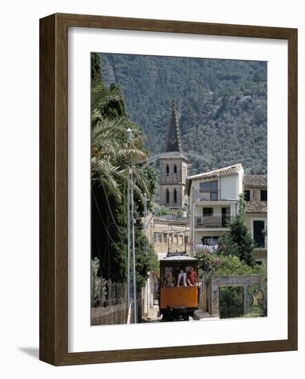 Tren De Soller Tramway, Soller, Mallorca (Majorca), Balearic Islands, Spain, Mediterranean-Christian Kober-Framed Photographic Print