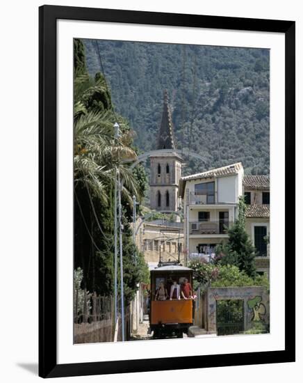 Tren De Soller Tramway, Soller, Mallorca (Majorca), Balearic Islands, Spain, Mediterranean-Christian Kober-Framed Photographic Print