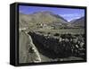 Trench in the Tibetan Himayalan Range-Michael Brown-Framed Stretched Canvas