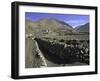 Trench in the Tibetan Himayalan Range-Michael Brown-Framed Photographic Print