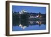 Trencin Castle at Dusk, Trencin, Trencin Region, Slovakia, Europe-Ian Trower-Framed Photographic Print