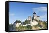Trencin Castle, Trencin, Trencin Region, Slovakia, Europe-Ian Trower-Framed Stretched Canvas