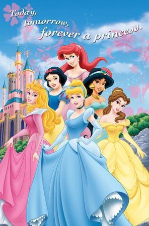 Trends International 2024 Disney Princess Mini Wall Calendar 