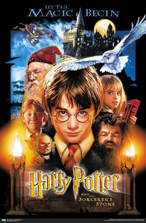 Harry Potter And The Deathly Hallows - Movie Poster (Hogwarts On Fire) (24  X 36)