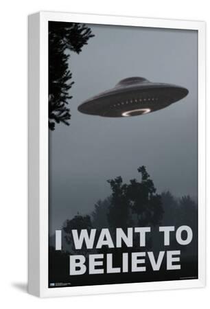 ネイタルデザイン ポスター　 I WANTTOBELIEVE POSTER I Want To Believe - Trends International | AllPosters.com