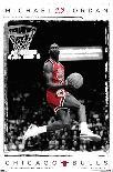 Michael Jordan - Black and White-Trends International-Poster