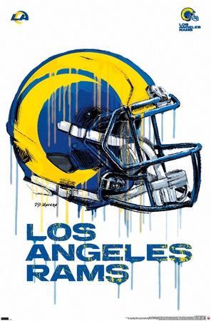 Los Angeles Rams 3-Color Tall Vinyl Decal Sticker – BOGO Offer For Cars, Windows, Laptops & More-1139227