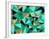 Trendy Abstract Geometric Pattern-cienpies-Framed Art Print