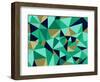 Trendy Abstract Geometric Pattern-cienpies-Framed Art Print