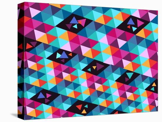 Trendy Geometric Elements-cienpies-Stretched Canvas