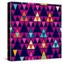 Trendy Hipster Geometric Pattern-cienpies-Stretched Canvas