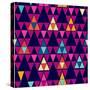 Trendy Hipster Geometric Pattern-cienpies-Stretched Canvas