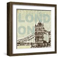 Trendy London-Melissa Pluch-Framed Art Print