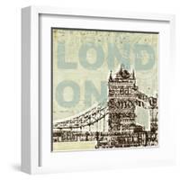Trendy London-Melissa Pluch-Framed Art Print