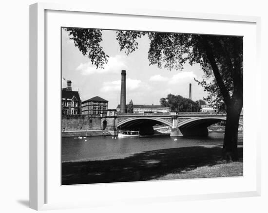 Trent Bridge, Nottingam-null-Framed Photographic Print