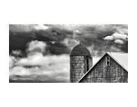 Windmill and Barn-Trent Foltz-Art Print