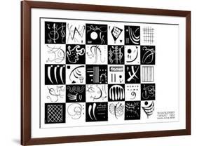 Trente,1937-Wassily Kandinsky-Framed Serigraph