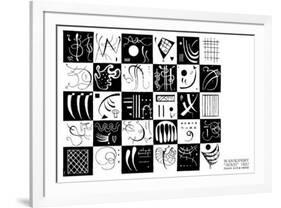 Trente,1937-Wassily Kandinsky-Framed Serigraph