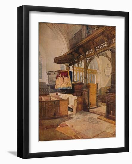 'Trentham Church', c1810-John Sell Cotman-Framed Giclee Print