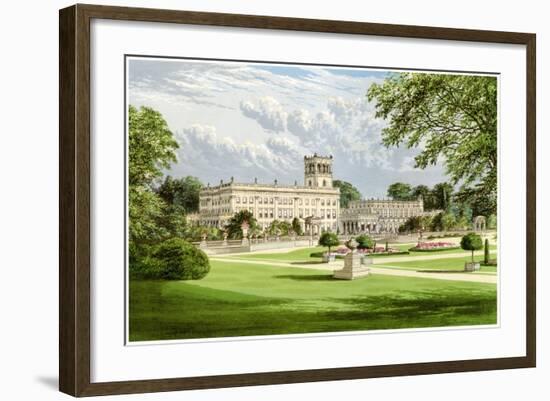 Trentham Hall, Staffordshire, Home of the Duke of Sutherland, C1880-AF Lydon-Framed Giclee Print