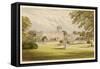 Trentham Hall, Staffordshire, with its Formal Gardens-null-Framed Stretched Canvas