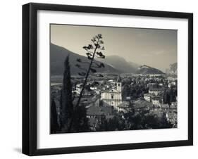 Trentino-Alto Adige, Lake District, Lake Garda, Arco, Collegiata Church, Italy-Walter Bibikow-Framed Photographic Print