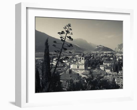 Trentino-Alto Adige, Lake District, Lake Garda, Arco, Collegiata Church, Italy-Walter Bibikow-Framed Photographic Print