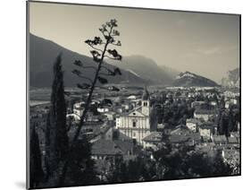 Trentino-Alto Adige, Lake District, Lake Garda, Arco, Collegiata Church, Italy-Walter Bibikow-Mounted Photographic Print