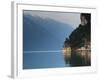 Trentino-Alto Adige, Lake District, Lake Garda, Riva Del Garda, Excelsior Hotel at La Punta, Italy-Walter Bibikow-Framed Photographic Print