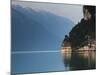 Trentino-Alto Adige, Lake District, Lake Garda, Riva Del Garda, Excelsior Hotel at La Punta, Italy-Walter Bibikow-Mounted Photographic Print