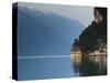 Trentino-Alto Adige, Lake District, Lake Garda, Riva Del Garda, Excelsior Hotel at La Punta, Italy-Walter Bibikow-Stretched Canvas