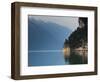 Trentino-Alto Adige, Lake District, Lake Garda, Riva Del Garda, Excelsior Hotel at La Punta, Italy-Walter Bibikow-Framed Photographic Print