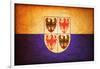 Trentino South Tyrol Flag-michal812-Framed Art Print