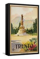 Trento Travel Poster-null-Framed Stretched Canvas