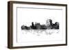 Trenton New Jersey Skyline BG 1-Marlene Watson-Framed Giclee Print