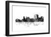 Trenton New Jersey Skyline BG 1-Marlene Watson-Framed Giclee Print