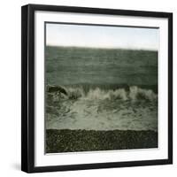 Treport (Seine-Maritime, France), Ripple Effect, Circa 1890-1895-Leon, Levy et Fils-Framed Photographic Print