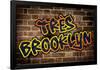 Tres Brooklyn (Graphitti)-null-Framed Poster