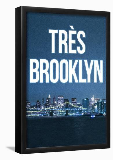 Tres Brooklyn (Skyline)-null-Framed Poster