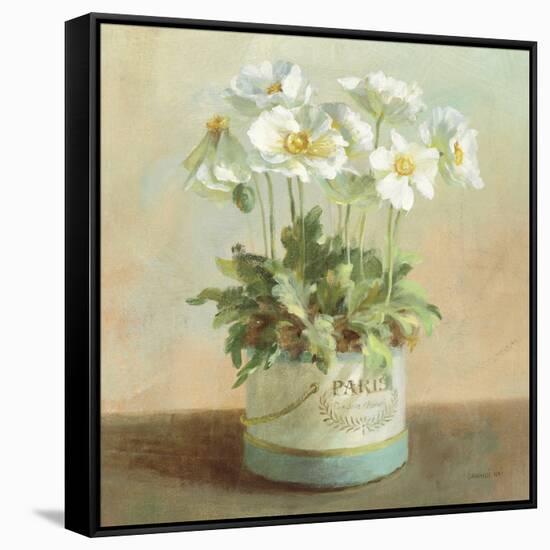 Tres Chic Poppies-Danhui Nai-Framed Stretched Canvas