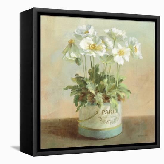 Tres Chic Poppies-Danhui Nai-Framed Stretched Canvas