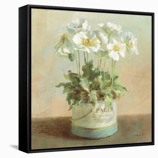 Tres Chic Poppies-Danhui Nai-Framed Stretched Canvas