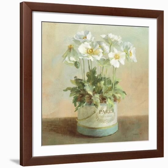 Tres Chic Poppies-Danhui Nai-Framed Art Print