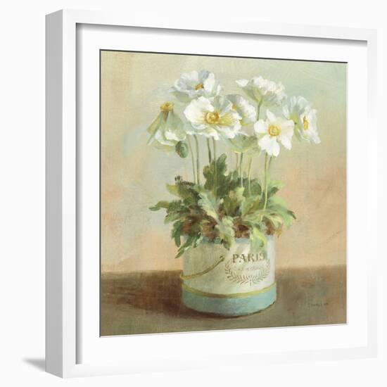 Tres Chic Poppies-Danhui Nai-Framed Art Print