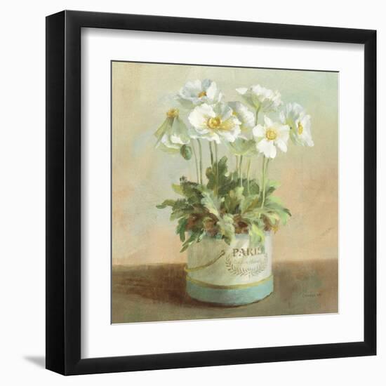 Tres Chic Poppies-Danhui Nai-Framed Art Print