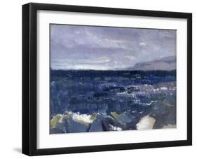 Treshnish Point from Iona-Francis Campbell Cadell-Framed Giclee Print